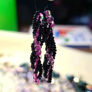 Handcrafted spiral earrings